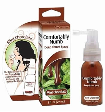 Numbing Deep Throat Spray - Chocolate Mint